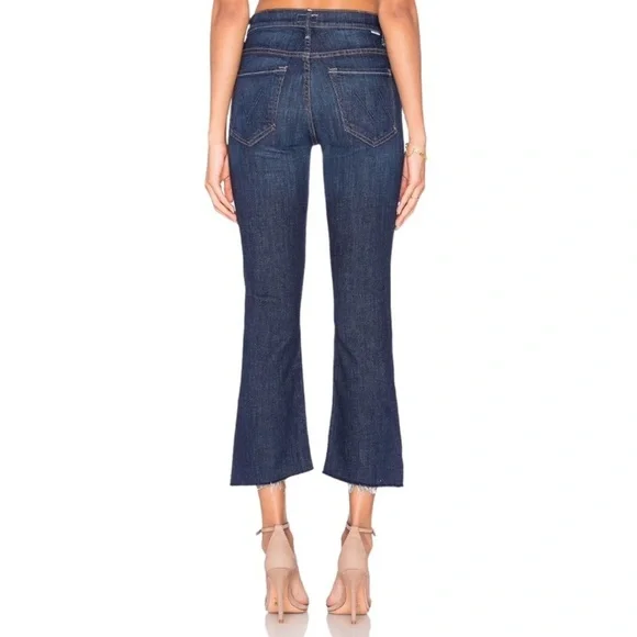 Mother Denim Insider Crop Step Fray Jeans in Clean Sweep Size 27 - Picture 2 of 7